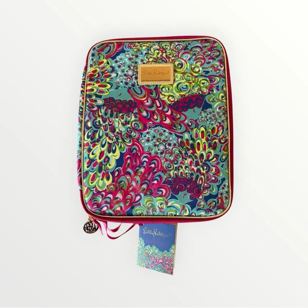 Lilly Pulitzer Agenda Folio Computer or Laptop Holder Case Sleeve Bag